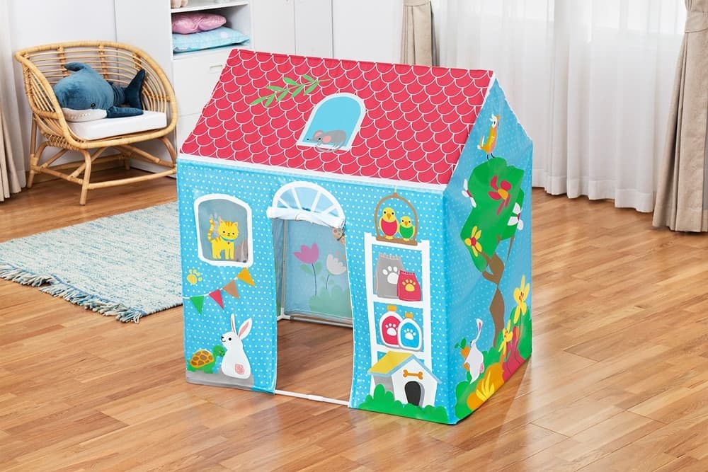TENDA CASETTA RIPIEGABILE GIOCO PER BAMBINI 102X76X114 CM DA GIARDINO CASA 52007 - 15