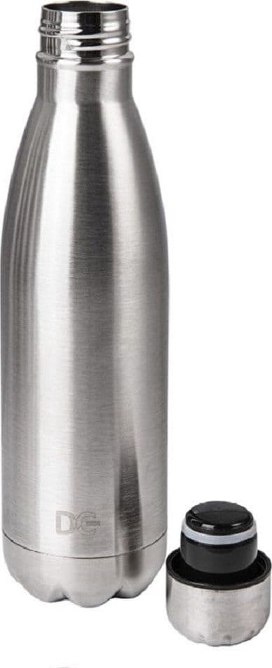 BORRACCIA TERMICA IN ACCIAIO SATINATO BOTTIGLIA TERMOS 350ML CASA 21.5CM 0217459 - 2