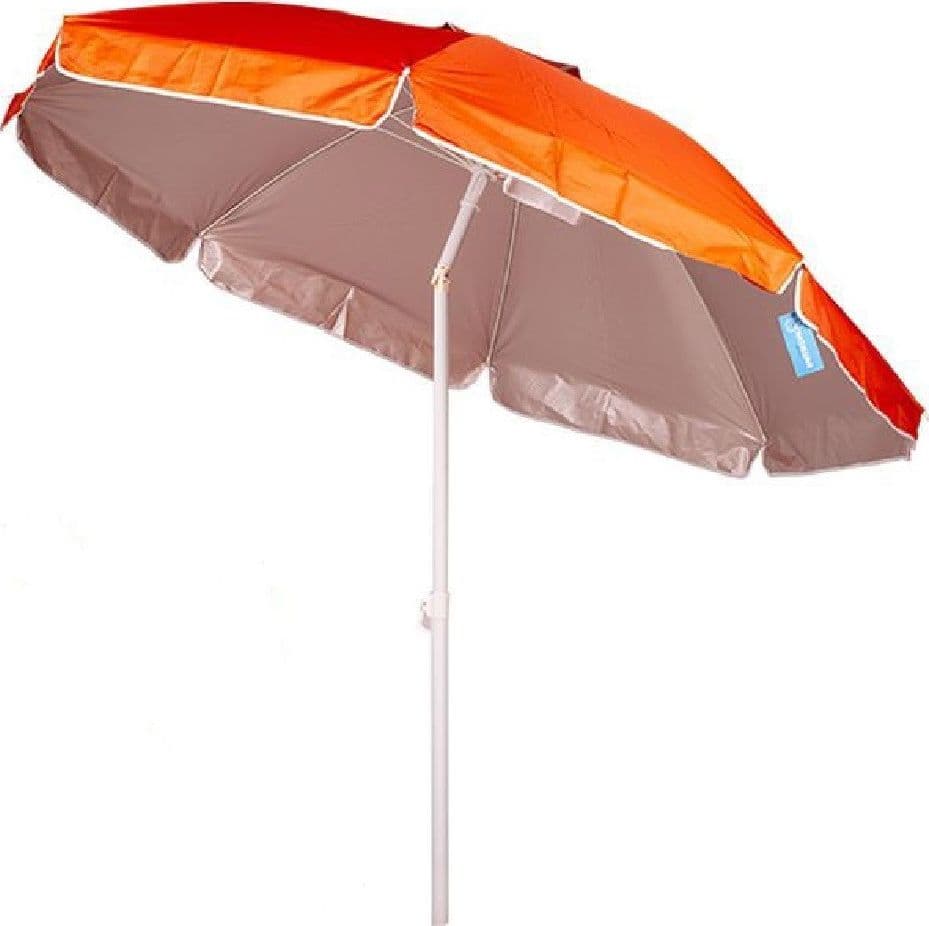 OMBRELLONE MARE 180 CM CON SNODO PALO ACCIAIO CON SACCA COLORI ASSORTITI 4096258 - 3