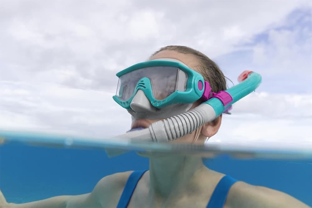 SET DA SNORKELING MERIDIAN MASCHERA BOCCAGLIO PINNE 14+ ANNI 2 COLORI ASS 25020 - 17