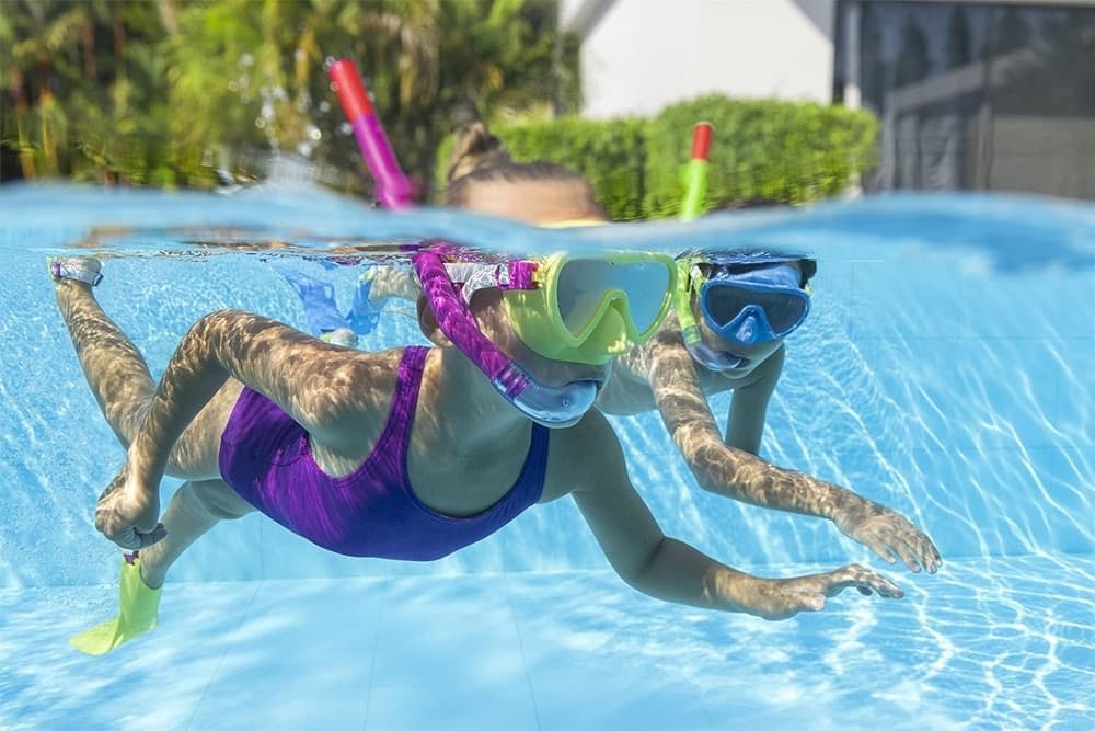 SET DA SNORKELING BAMBINI FLAPPER MASCHERA BOCCAGLIO PINNE 3-6 ANNI 2 COL 25039 - 11