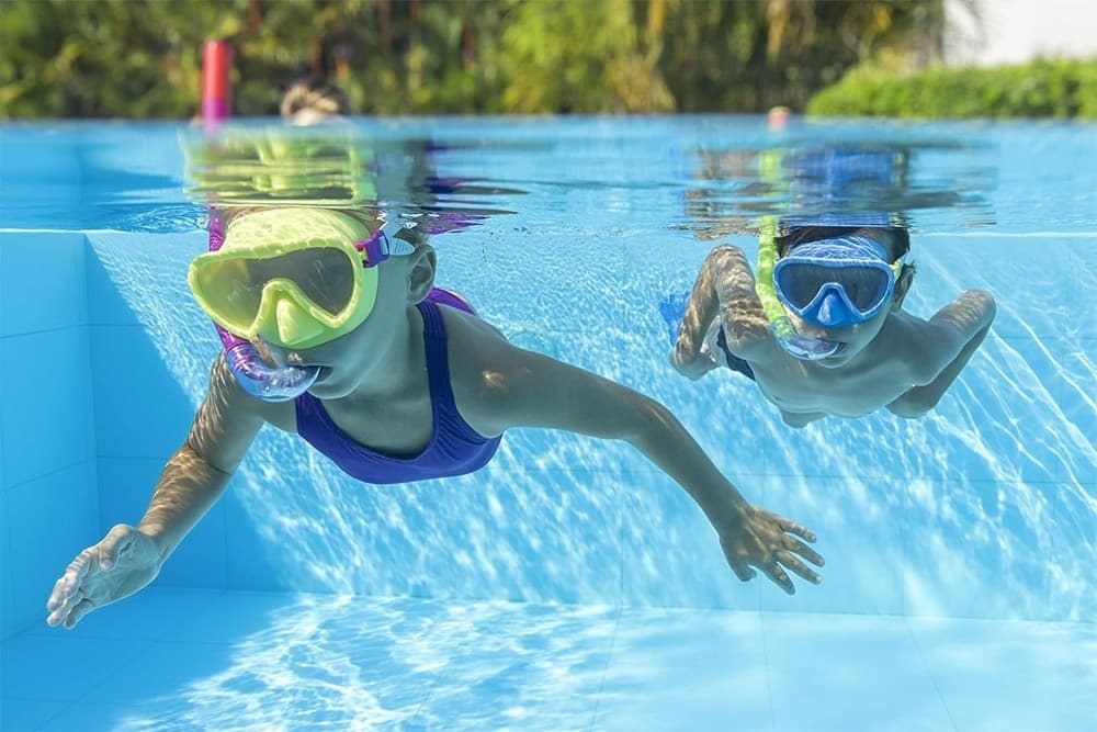 SET DA SNORKELING BAMBINI FLAPPER MASCHERA BOCCAGLIO PINNE 3-6 ANNI 2 COL 25039 - 10