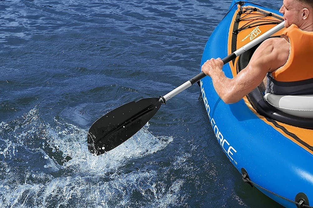 PAGAIA REGOLABILE IN ALLUMINIO 230CM PER KAYAK GOMMONE CANOTTO HYDRO-FORCE 62174 - 12