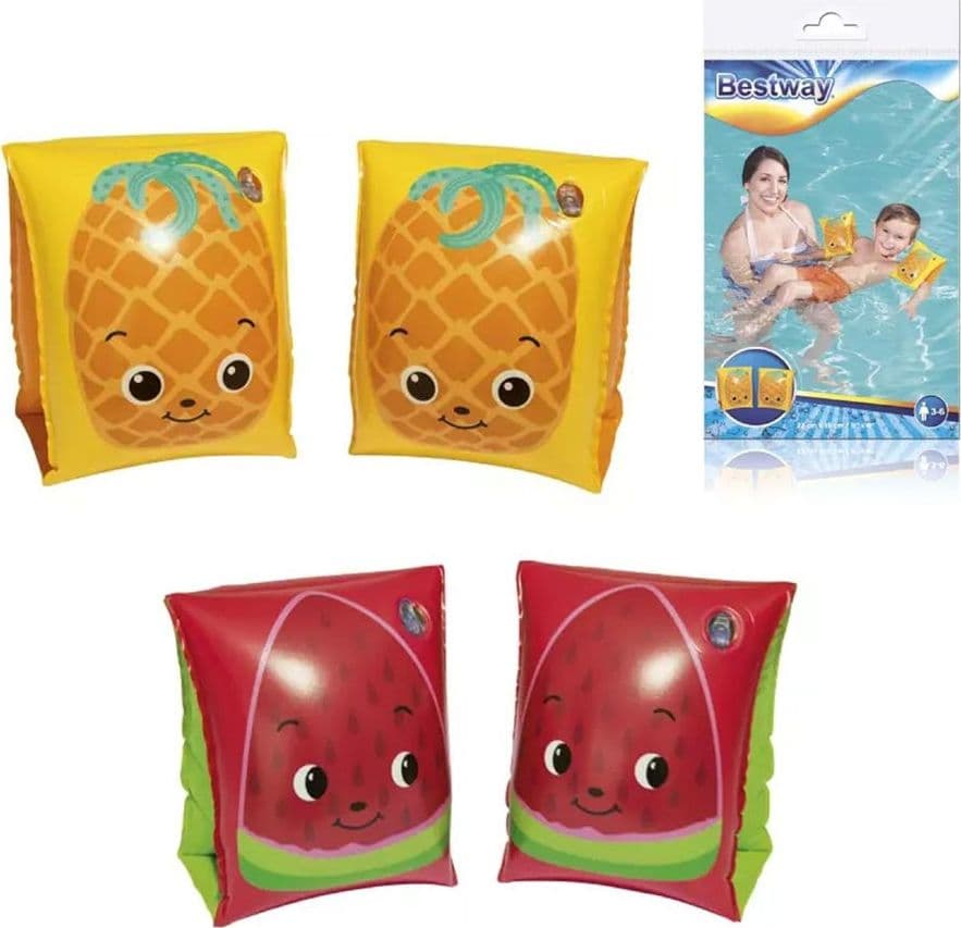BRACCIOLI FRUTTA PER BAMBINI 23X15CM NUOTO PISCINA MARE MODELLI ASSORTITI 32042 - 13
