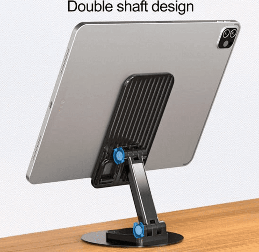 SUPPORTO PORTATILE PER SMARTPHONE TABLET REGOLABILE IN ALTEZZA SCRIVANIA UFFICIO - 4