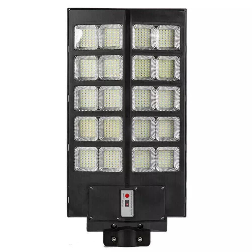 FARO LED LAMPIONE STRADALE CON PANNELLO SOLARE 1000 W CREPUSCOLARE CON STAFFA - 6