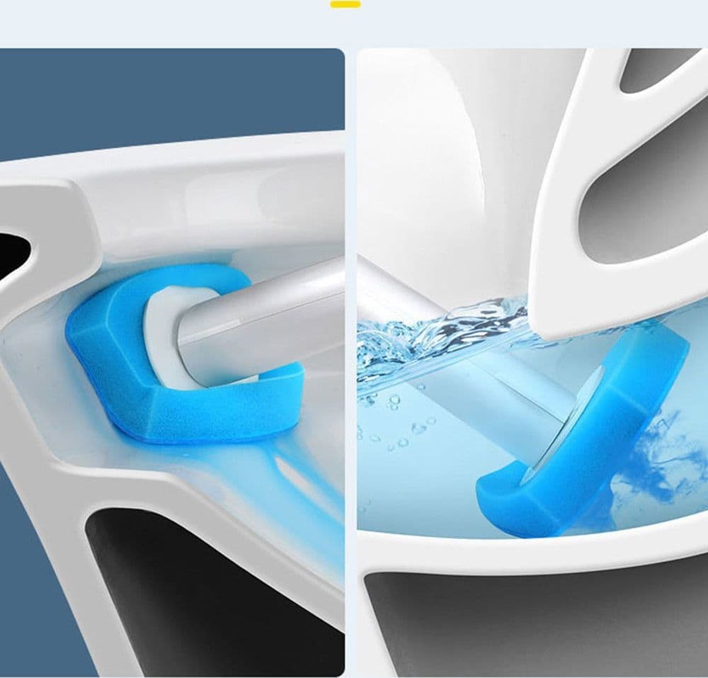 SCOPINO WC AUTOPULENTE INTELLIGENTE USA E GETTA KIT CON RICARICHE IGIENIZZANTE - 8