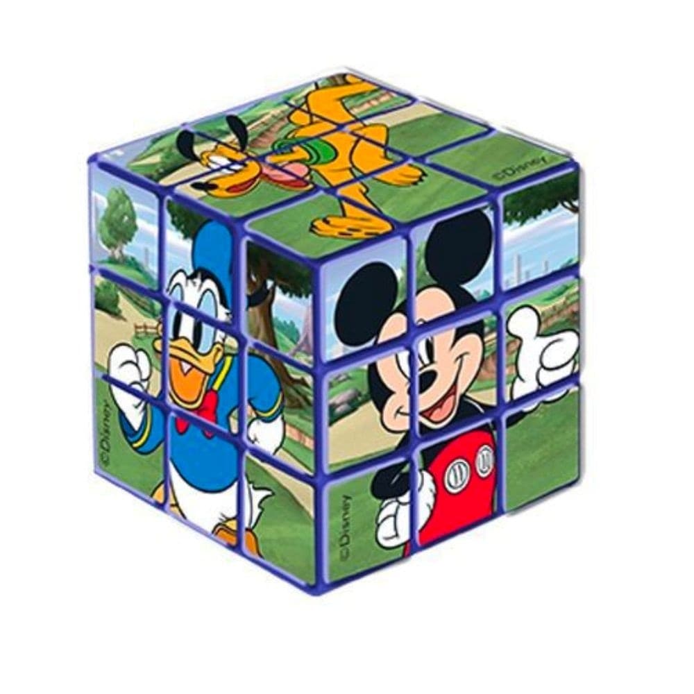 CUBO DI RUBIK MICKEY MOUSE CUBO MAGICO ROMPICAPO GIOCO ABILITÀ EDUCATIVO BAMBINI - 2
