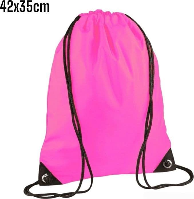 SACCA TINTA UNITA ZAINO CON CORDE ZAINETTO SCUOLA SPORT VIAGGI SACCA SPORT - 8