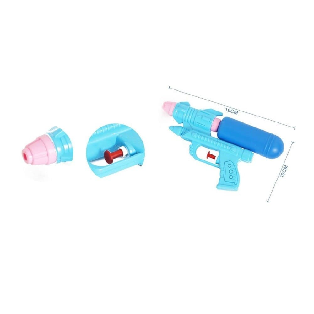 PISTOLA AD ACQUA 19X10CM CON SERBATOIO GIOCO BAMBINI MARE COLORI ASSORTITI 605438 - 3