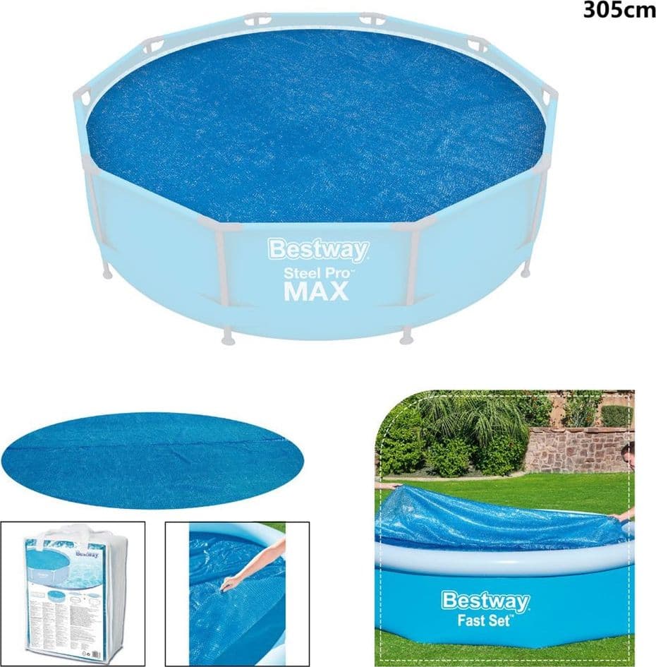 TELO TERMICO ROTONDO COPERTURA SOLARE PER PISCINE FUORI TERRA DA 305 CM 58241 - 18