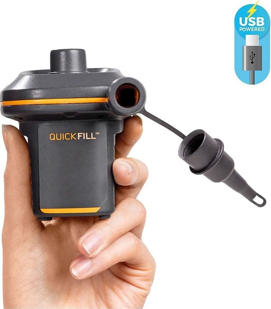 POMPA MINI USB 5 V ELETTRICA USO INTERNO/ESTERNO PER GONFIABILI CON UGELLO 66635 - 7
