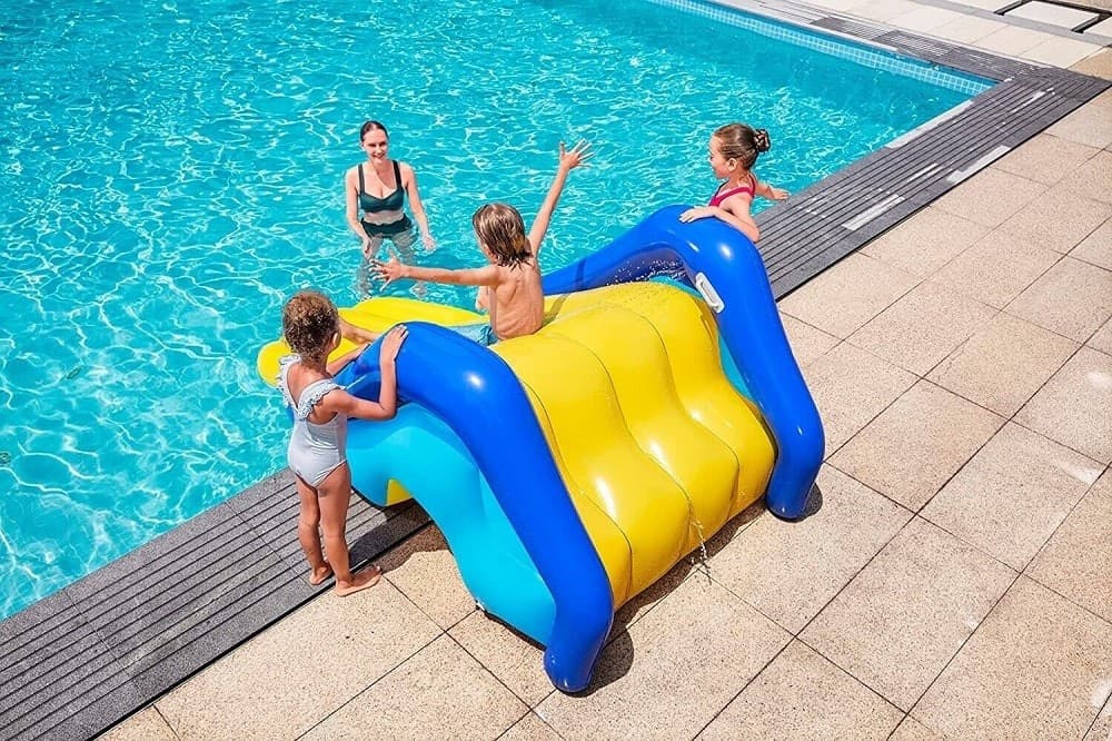 SCIVOLO GONFIABILE GIGANTE PER PISCINE INTERRATE 247X124X100CM PER BAMBINI 52453 - 12