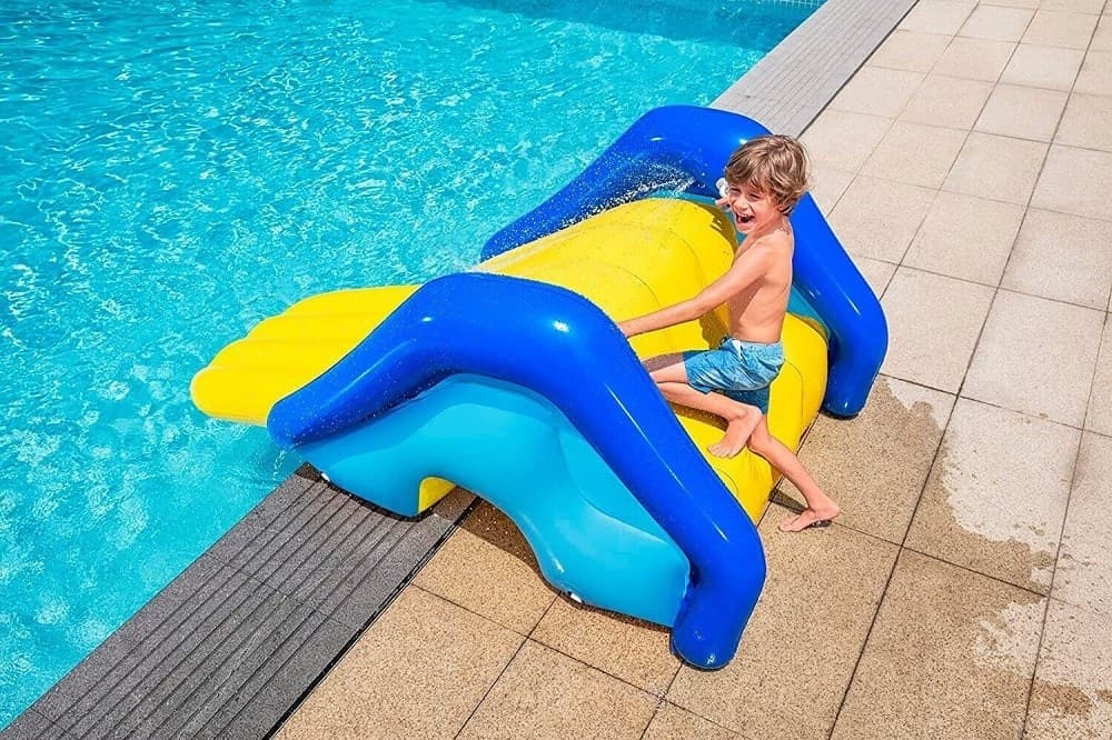 SCIVOLO GONFIABILE GIGANTE PER PISCINE INTERRATE 247X124X100CM PER BAMBINI 52453 - 13