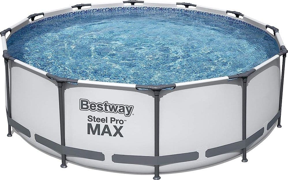 PISCINA FUORI TERRA ROTONDA STEEL PRO MAX 366X100 CM 9150LT POMPA SCALETTA 56418 - 7