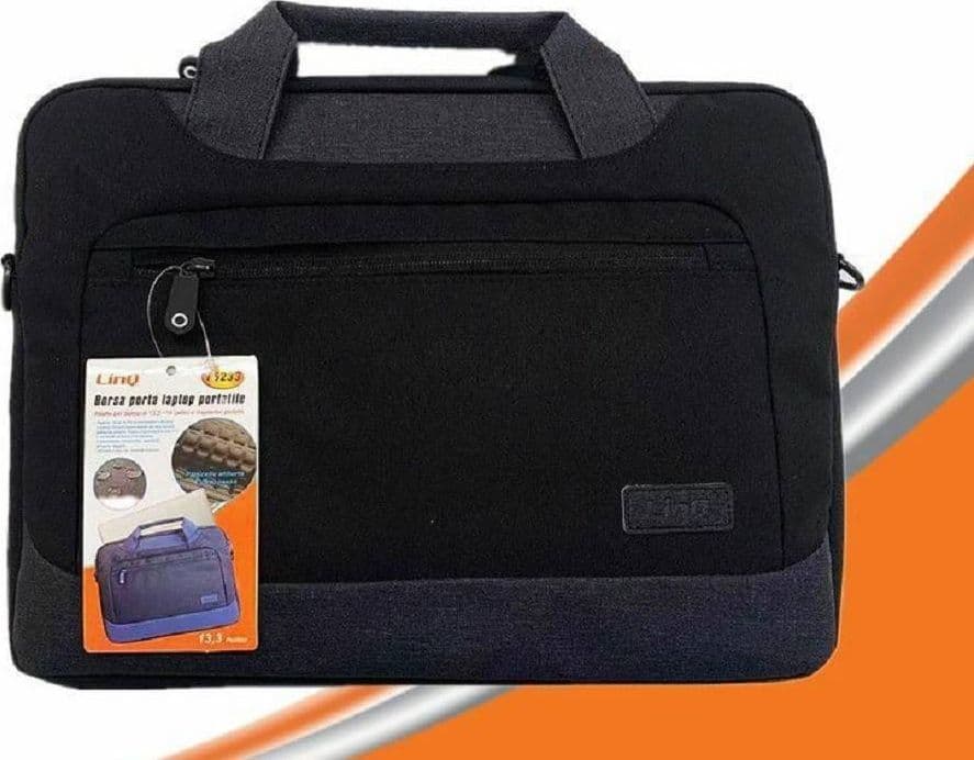 BORSA CUSTODIA PER PC PORTATILE NOTEBOOK LAPTOP FINO A 13.3″ CON TRACOLLA T6233 - 3