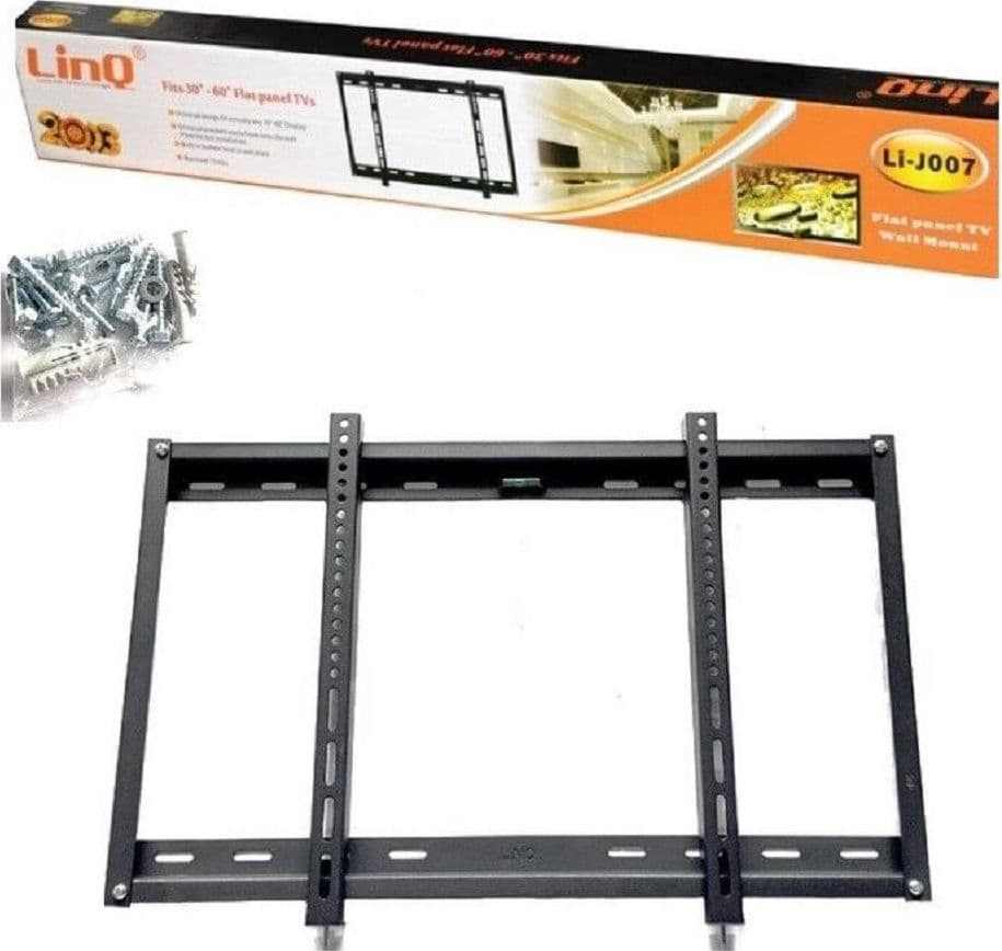 STAFFA PORTA TV A MURO SUPPPORTO DA 30″ A 60″ FINO 70KG LIVELLA CON BOLLA LI-J007 - 2