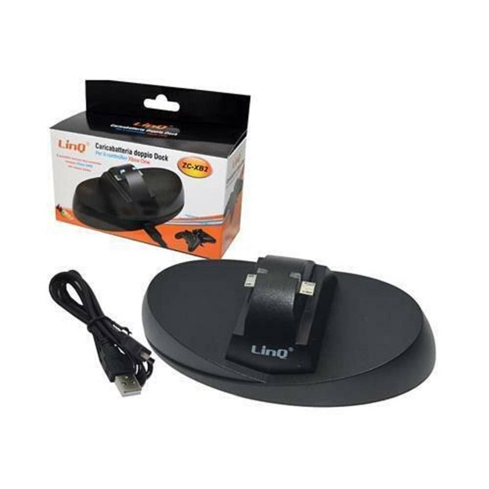 CARICABATTERIA DOPPIO DOCK DI RICARICA PER 2 CONTROLLER JOYPAD XBOX ONE ZC-XB2 - 3