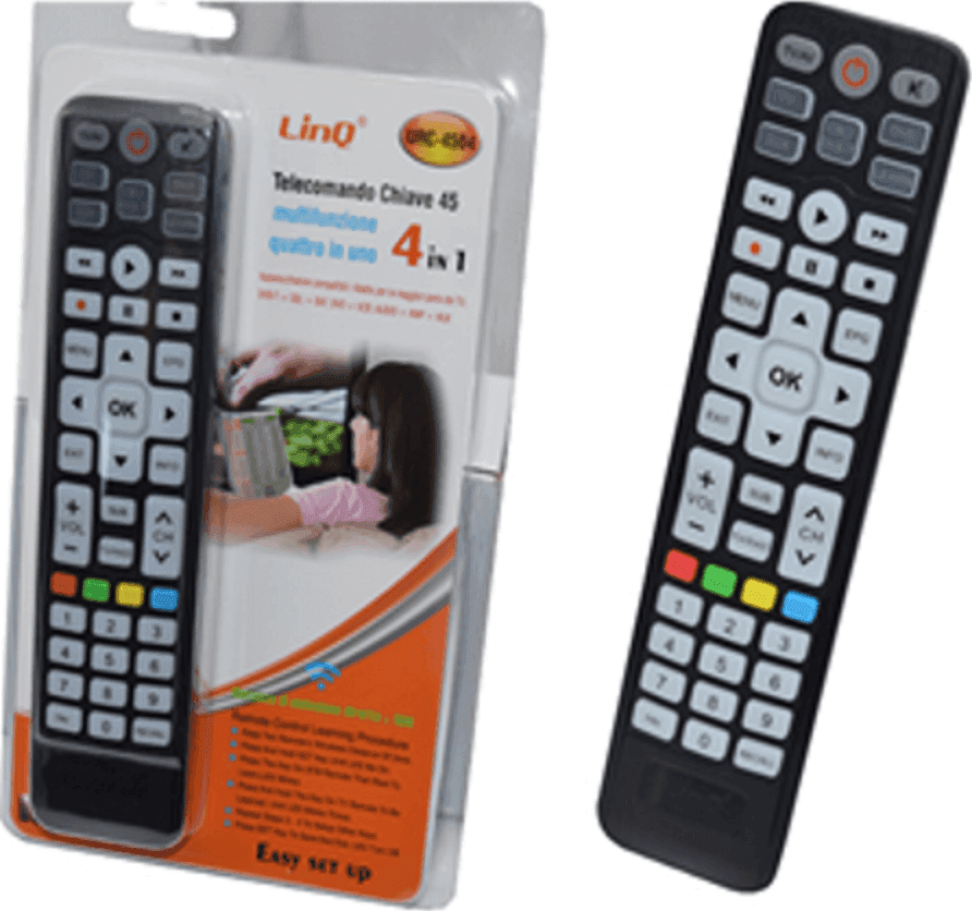 TELECOMANDO UNIVERSALE 4IN1 URC-4504 TV DVB-T CBL SAT DVD VCR AUDIO AMP AUX LCD LED - 2
