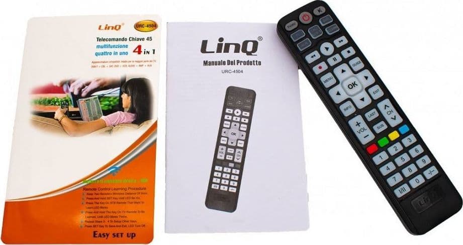 TELECOMANDO UNIVERSALE 4IN1 URC-4504 TV DVB-T CBL SAT DVD VCR AUDIO AMP AUX LCD LED - 3