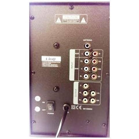 KIT CASSE ACUSTICHE A3309 SISTEMA ALTOPARLANTI DOLBY SURROUND 5.1 USB HD TV PC - 6