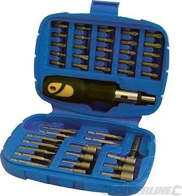 Cacciavite giravite a cricchetto Silverline set punte 45pz + valigetta Offerta in Set cacciaviti Eternal Brico - Ariano Irpino, commercioVirtuoso.it