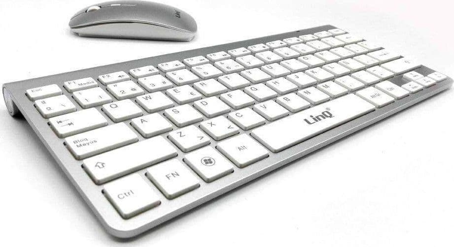 KIT TASTIERA + MOUSE SLIM SOTTILE WIRELESS 2.4GHZ FINO A 10 METRI COMPUTER CS3000 - 2