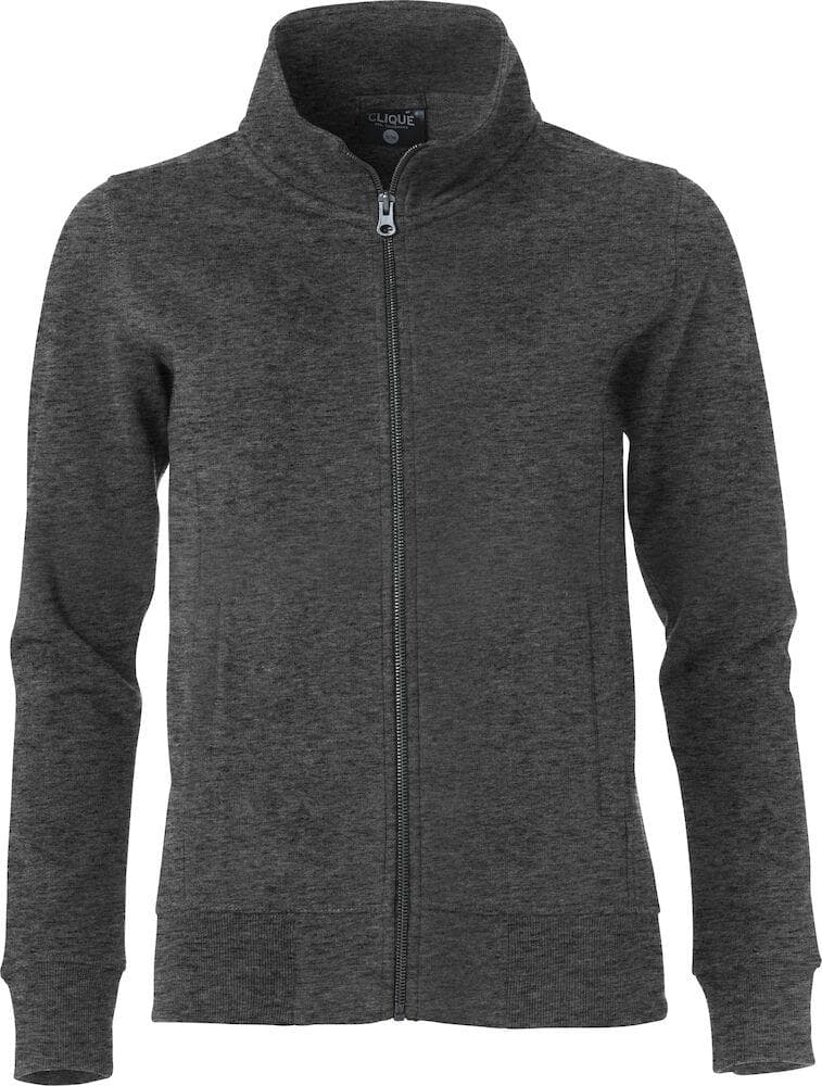 Felpa Classic Cardigan Antracite Melange Donna Giacca in Felpa con Zip - 2