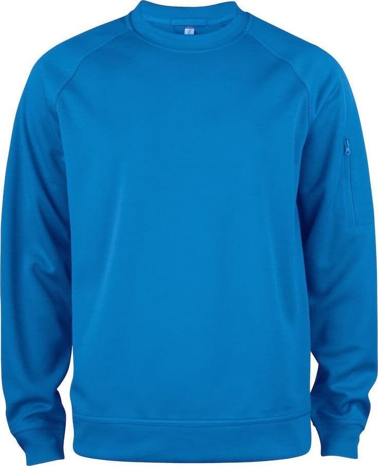 Felpa Active Girocollo Royal Azzurro Felpa Tecnica Sportiva Taglie Forti - 2
