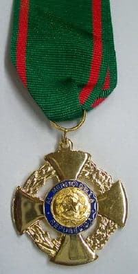 Medaglia / spilla da giacca / nastrino da petto per Ufficiale Ordine della Repubblica - 14