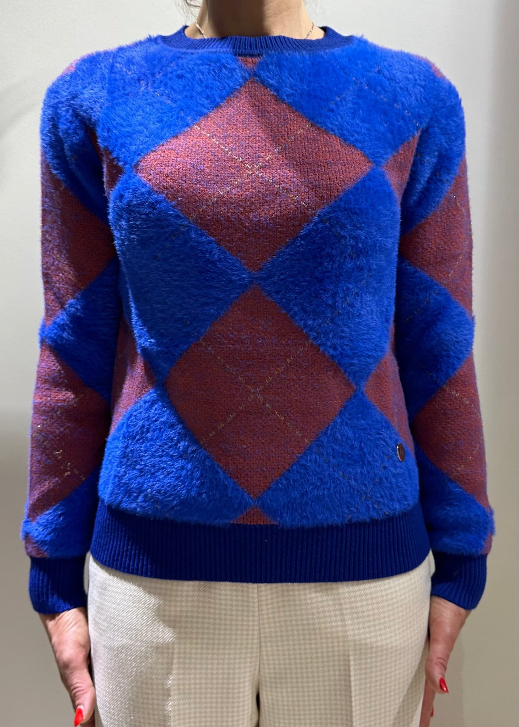 MAGLIONE blu  WW18157 - 2