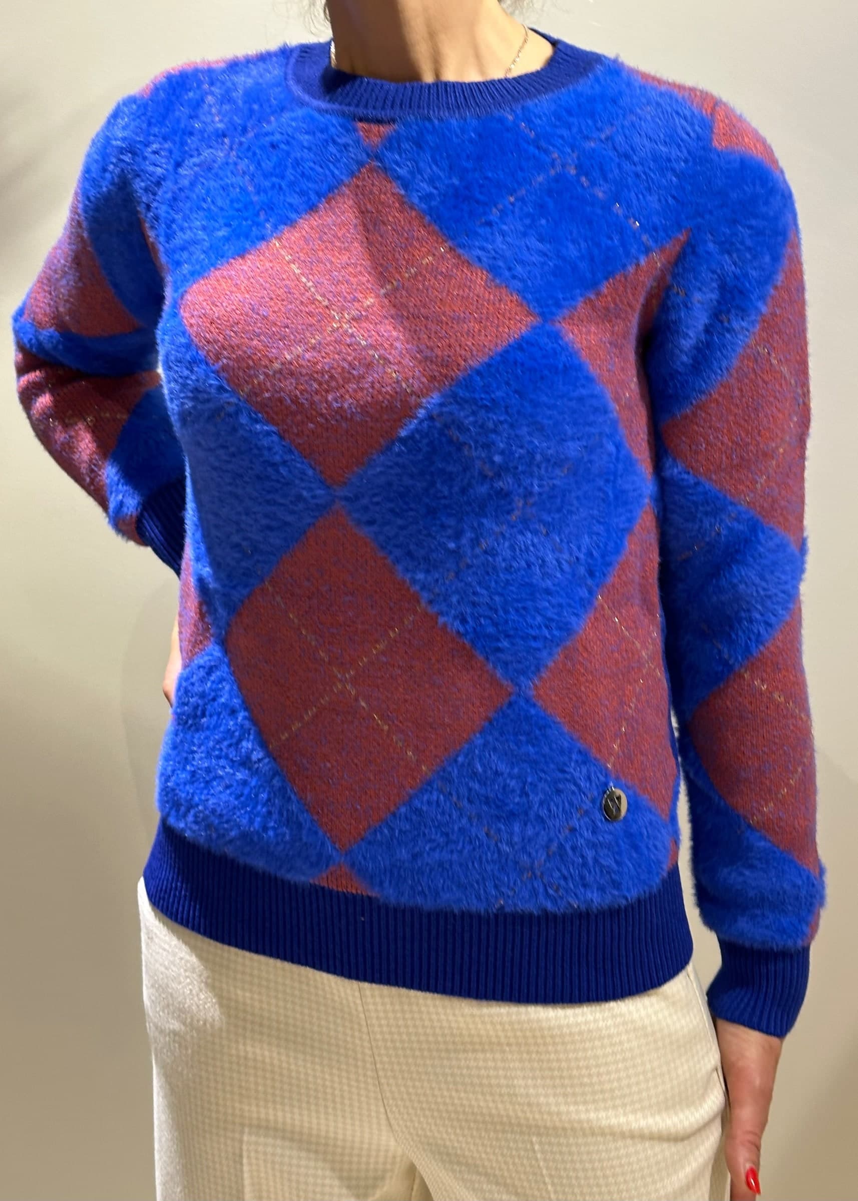 MAGLIONE blu  WW18157 - 3