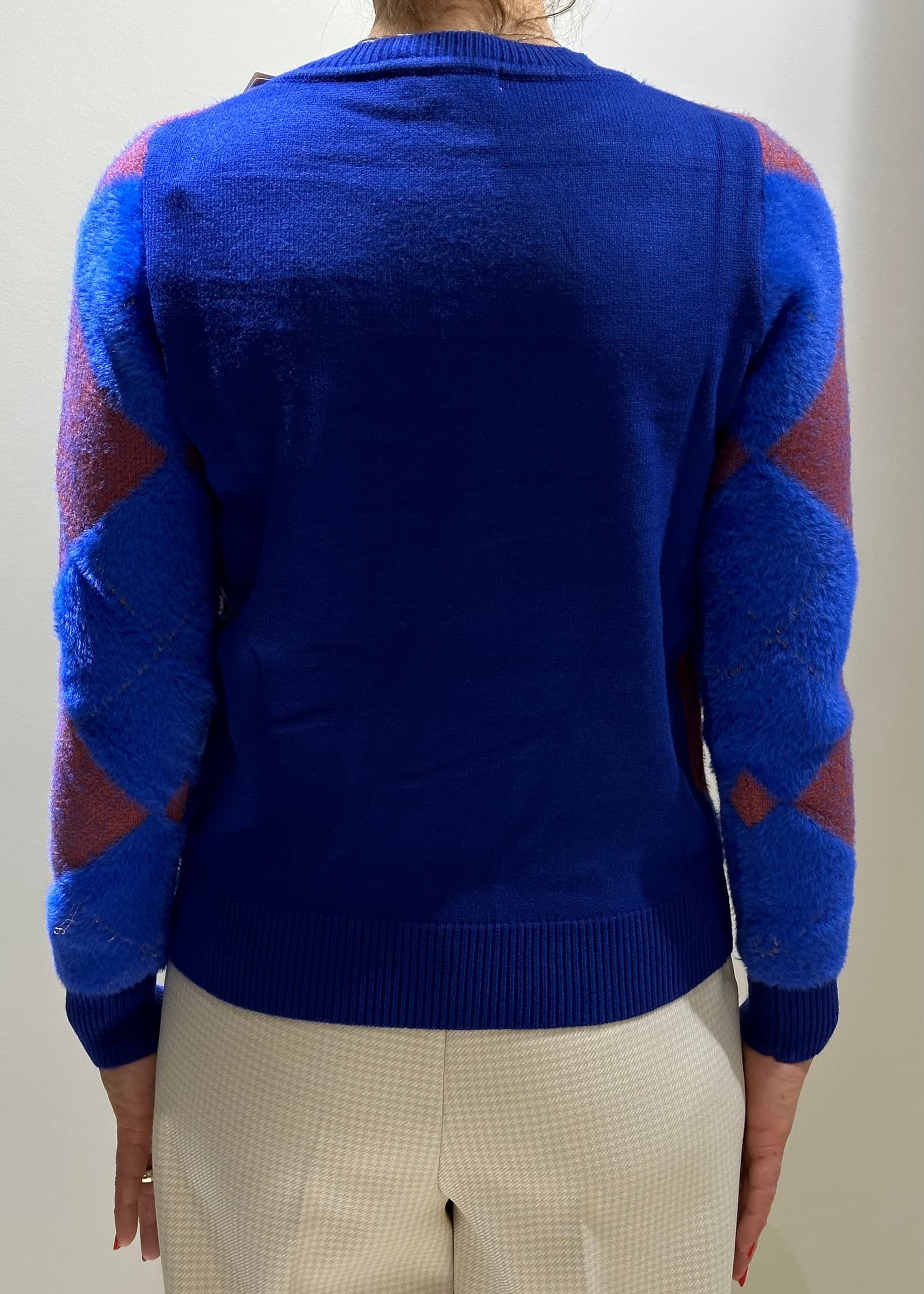 MAGLIONE blu  WW18157 - 6