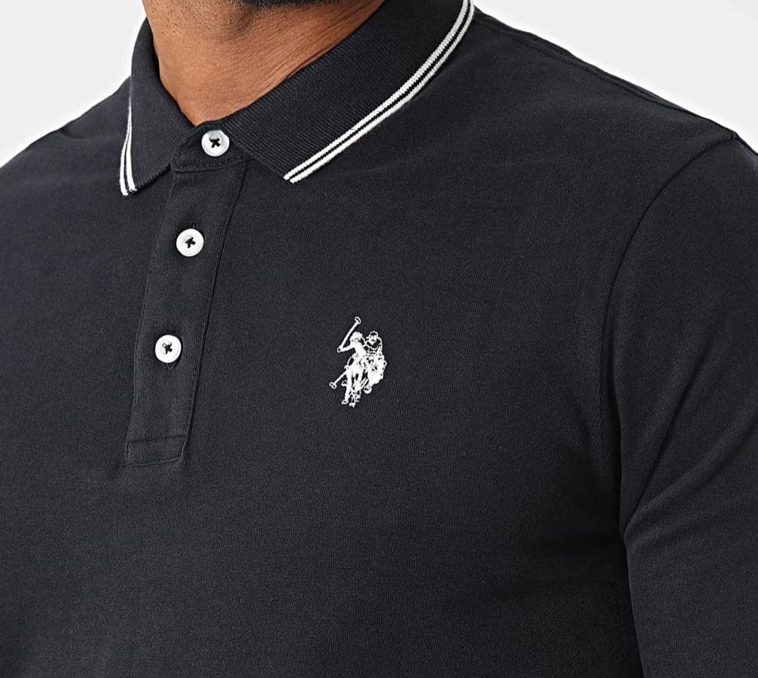 Polo manica lunga blu in Polo Kanal 32 - Santa Maria di Licodia, commercioVirtuoso.it