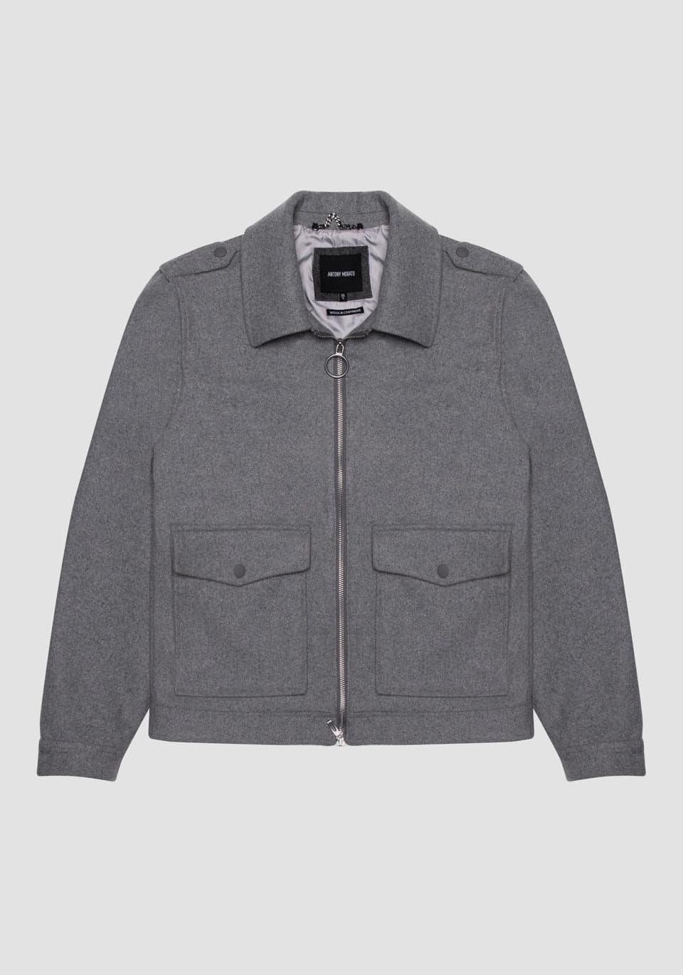 Antony Morato Cappotto Corto Uomo Regular Fit Ai24 Grigio Chiaro Giacca Casual Invernale Lana E Cashmere Moda/Uomo/Abbigliamento/Giacche e cappotti/Cappotti Kanal 32 - Santa Maria di Licodia, Commerciovirtuoso.it