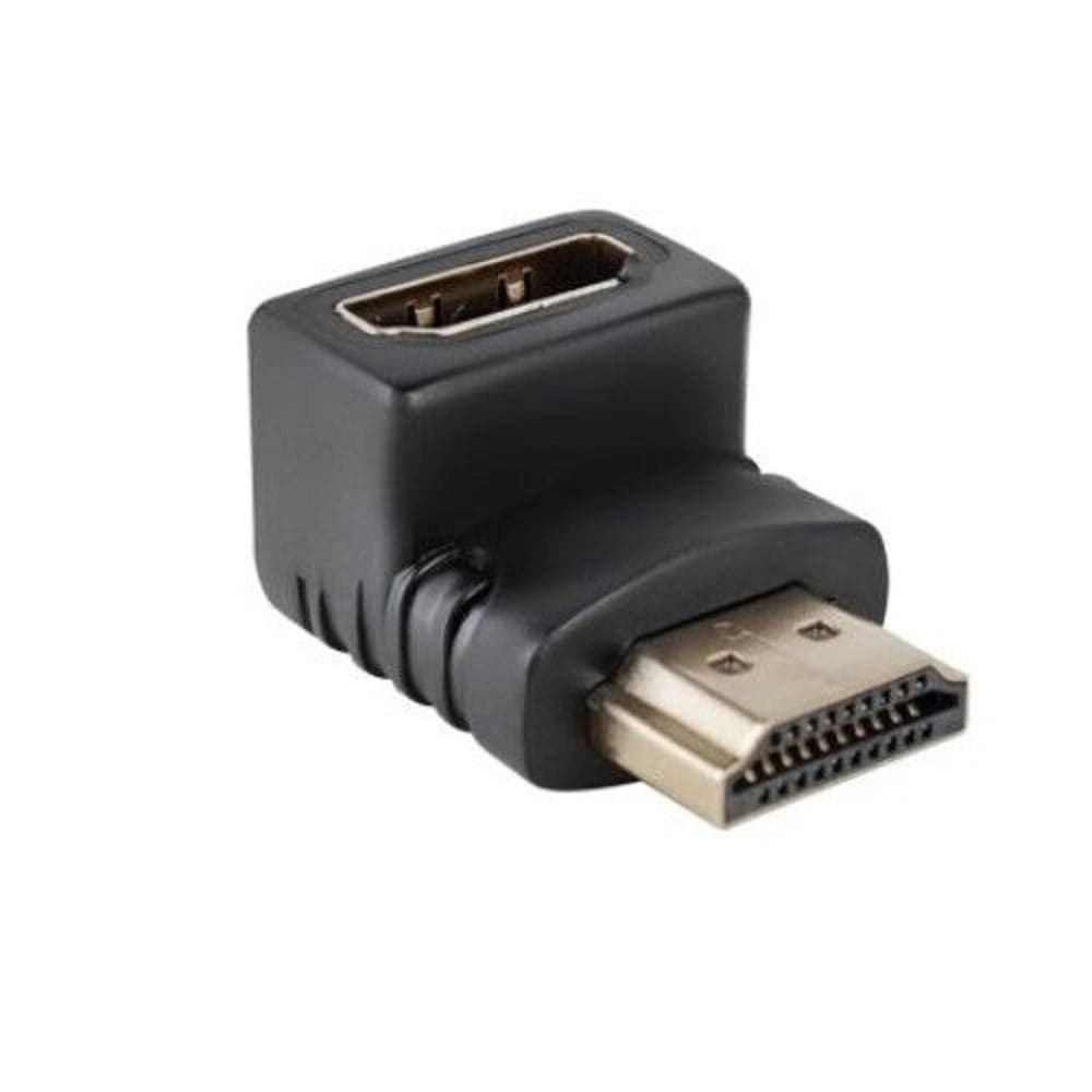 ADATTATORE VIDEO DA HDMI MASCHIO A HDMI FEMMINA 90°GRADI ANGOLARE DESTRO HDMF-90 - 2