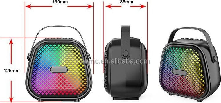 MINI CASSA SPEACKER BLUETOOTH CON MICROFONO SENZA FILI A BATTERIA RICARICABILE - 4