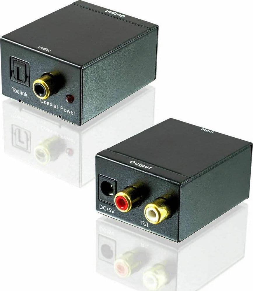 ADATTATORE CONVERTITORE STEREO 3.5MM AUDIO DA DIGITALE AD ANALOGICO CAVO FO-AV35 - 4