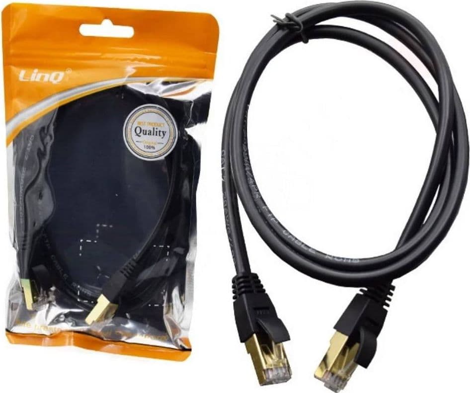 CAVO DI RETE PATCH ETHERNET CAT7E CON CONNETTORI RJ45 LUNGHEZZA 1 METRO IT-7010 - 2
