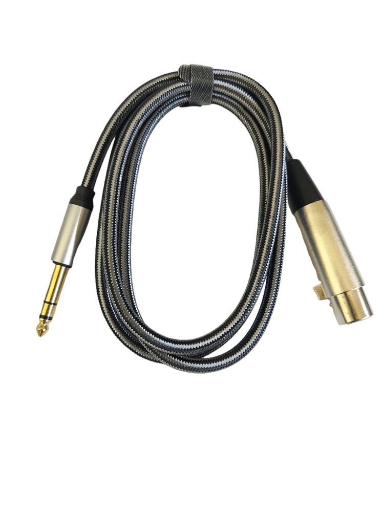 CAVO ADATTATORE AUDIO 1.5MT MICROFONO XLR FEMMINA A TRS MASCHIO DA 6,35MM KL6305 - 3