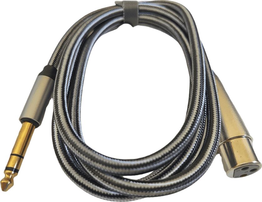 CAVO ADATTATORE AUDIO 1.5MT MICROFONO XLR FEMMINA A TRS MASCHIO DA 6,35MM KL6305 - 4