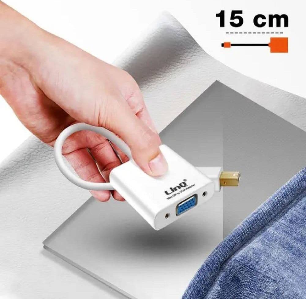 ADATTATORE CONVERTITORE CAVO DA MINI DISPLAYPORT MINI DP A VGA MONITOR MDP-VGA226 - 10