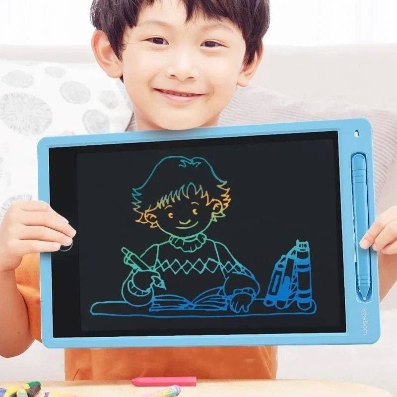 TAVOLETTA GRAFICA DA SCRITTURA LCD LAVAGNA ELETTRONICA DISEGNI 12" MULTICOLORE - 2