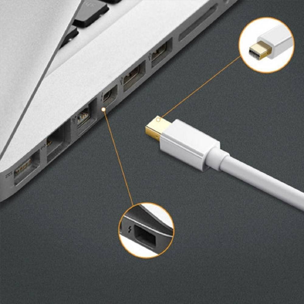 CAVO ADATTATORE MINI DISPLAYPORT MASCHIO A HDMI MASCHIO 1.8MT FULL HD 1080 MDH-18B - 4