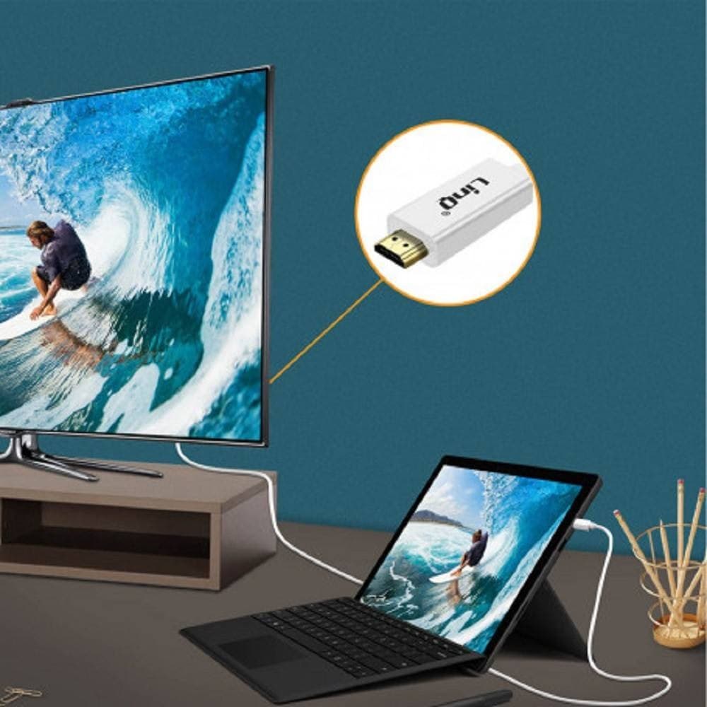 CAVO ADATTATORE MINI DISPLAYPORT MASCHIO A HDMI MASCHIO 1.8MT FULL HD 1080 MDH-18B - 5