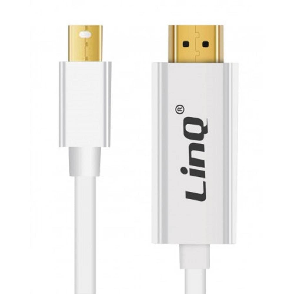 CAVO ADATTATORE MINI DISPLAYPORT MASCHIO A HDMI MASCHIO 1.8MT FULL HD 1080 MDH-18B - 6