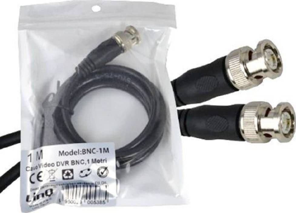 CAVO VIDEO DVR BNC PER TELECAMERA PLUG AND PLAY LUNGHEZZA 1 METRO BNC-1M - 2