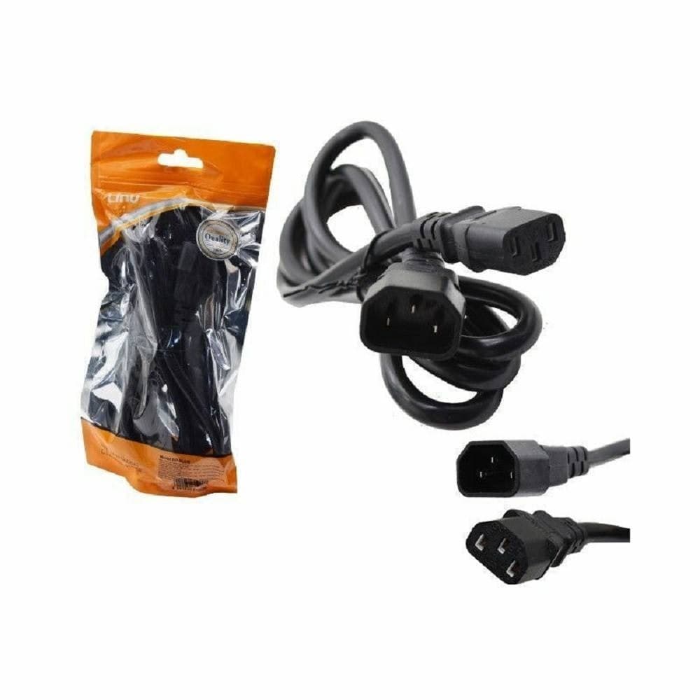 CAVO ALIMENTAZIONE PROLUNGA INTERFACCIA MASCHIO A FEMMINILE PER UPS 1.5MT DP-EU2B - 2