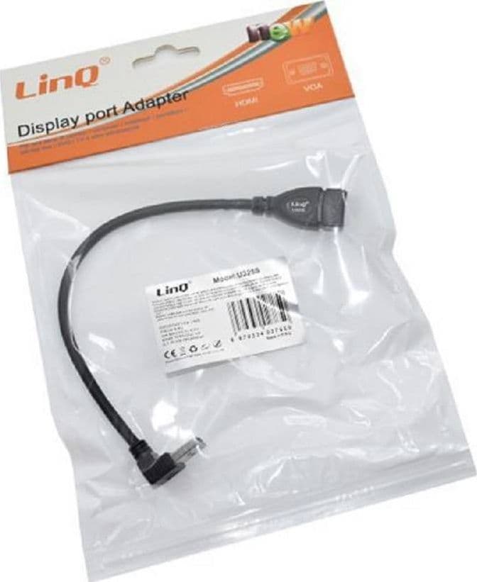 CAVO ADATTATORE ANGOLARE USB 3.0 MASCHIO FEMMINA ANGOLATO 90° MINI PROLUNGA U325S - 2