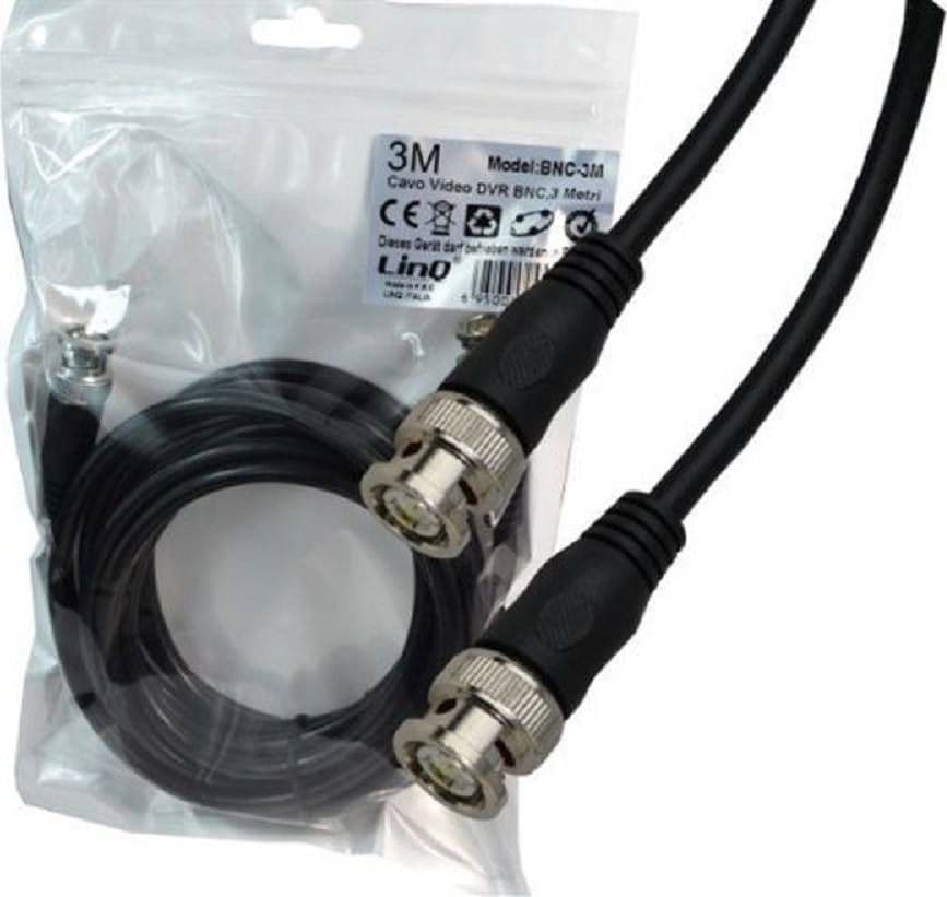 CAVO VIDEO DVR BNC PER TELECAMERA PLUG AND PLAY LUNGHEZZA 3 METRI BNC-3M - 2